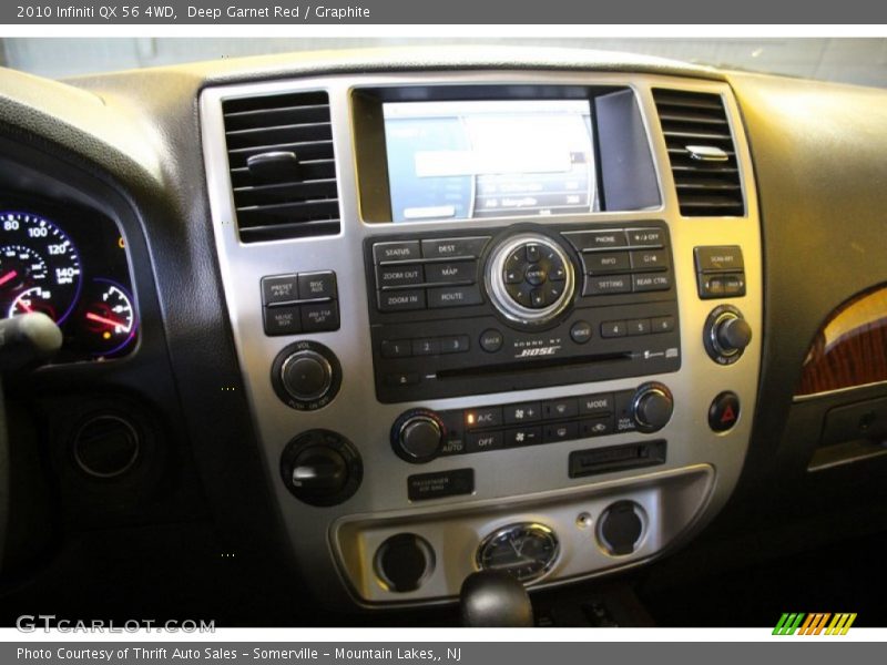 Deep Garnet Red / Graphite 2010 Infiniti QX 56 4WD