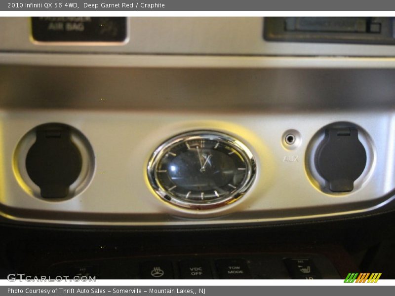 Deep Garnet Red / Graphite 2010 Infiniti QX 56 4WD