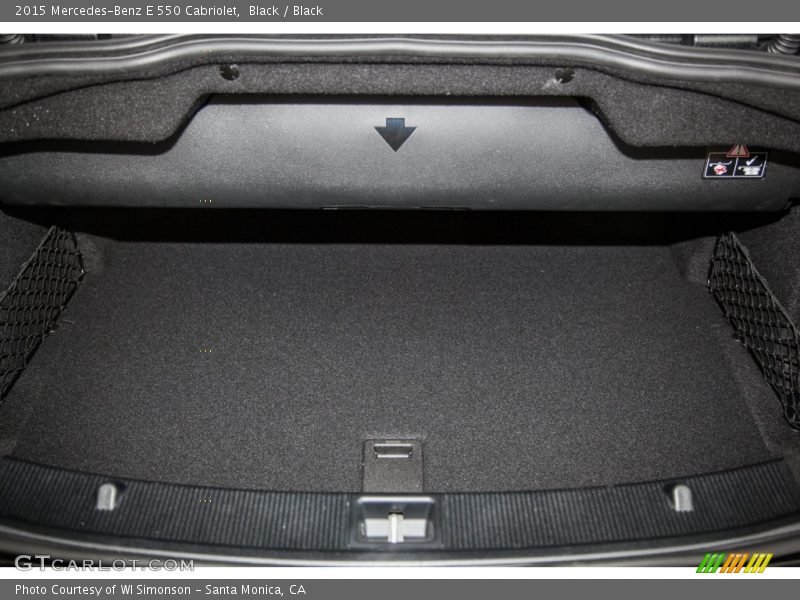  2015 E 550 Cabriolet Trunk