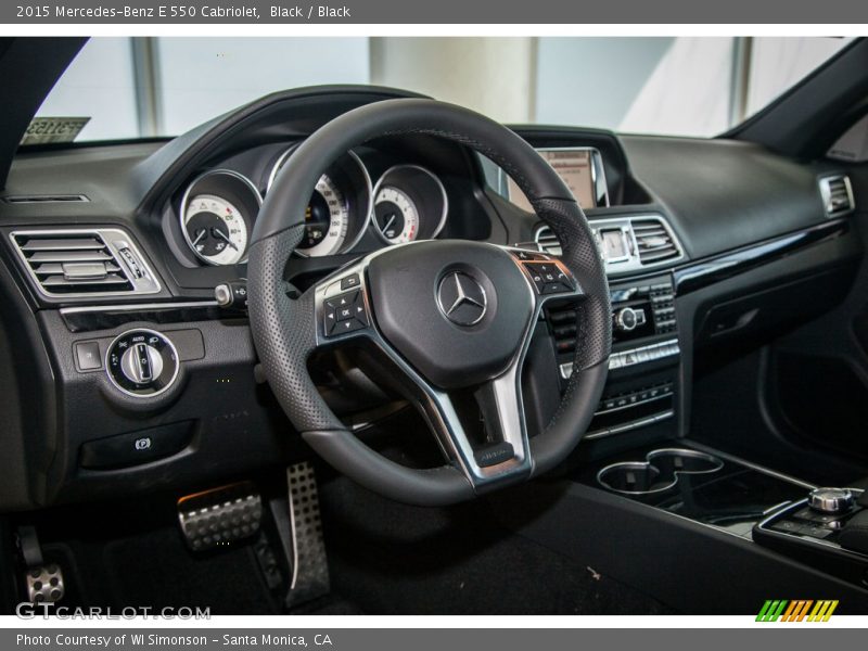 Dashboard of 2015 E 550 Cabriolet