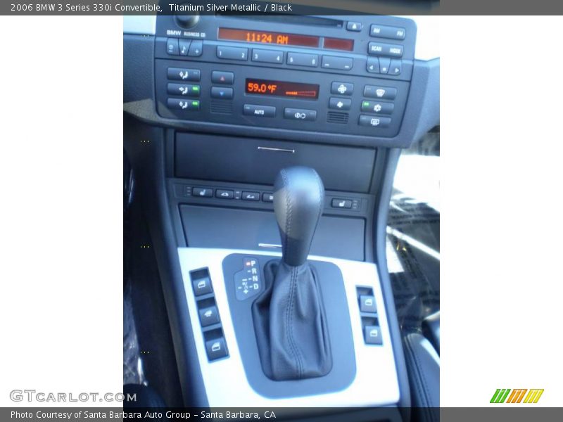 Titanium Silver Metallic / Black 2006 BMW 3 Series 330i Convertible
