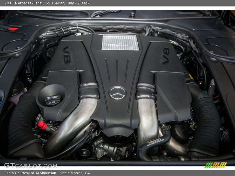Black / Black 2015 Mercedes-Benz S 550 Sedan