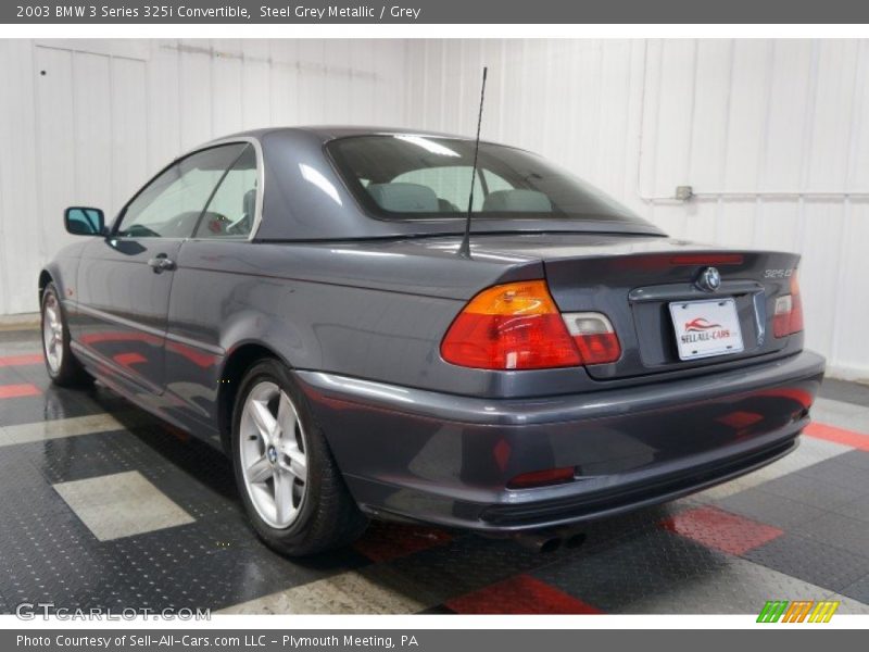 Steel Grey Metallic / Grey 2003 BMW 3 Series 325i Convertible