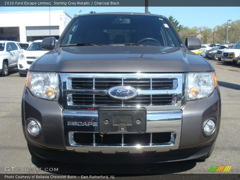 Sterling Grey Metallic / Charcoal Black 2010 Ford Escape Limited