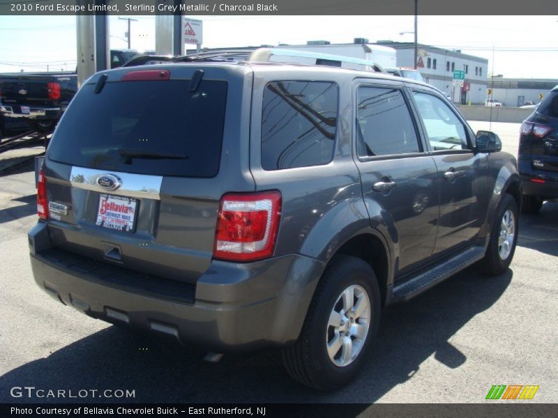 Sterling Grey Metallic / Charcoal Black 2010 Ford Escape Limited