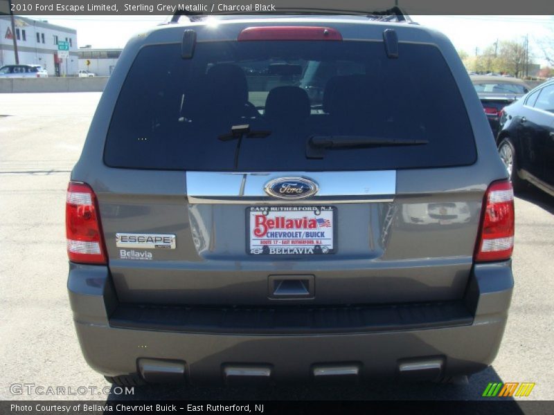 Sterling Grey Metallic / Charcoal Black 2010 Ford Escape Limited