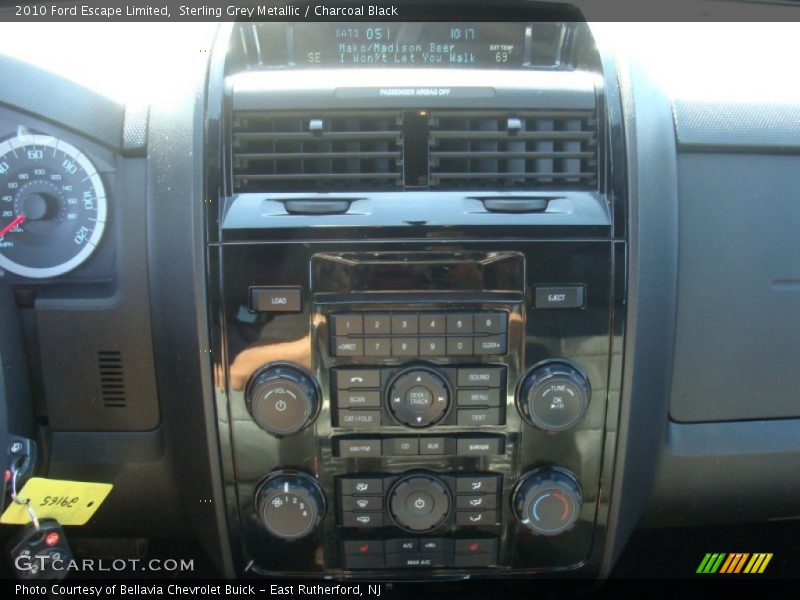 Sterling Grey Metallic / Charcoal Black 2010 Ford Escape Limited