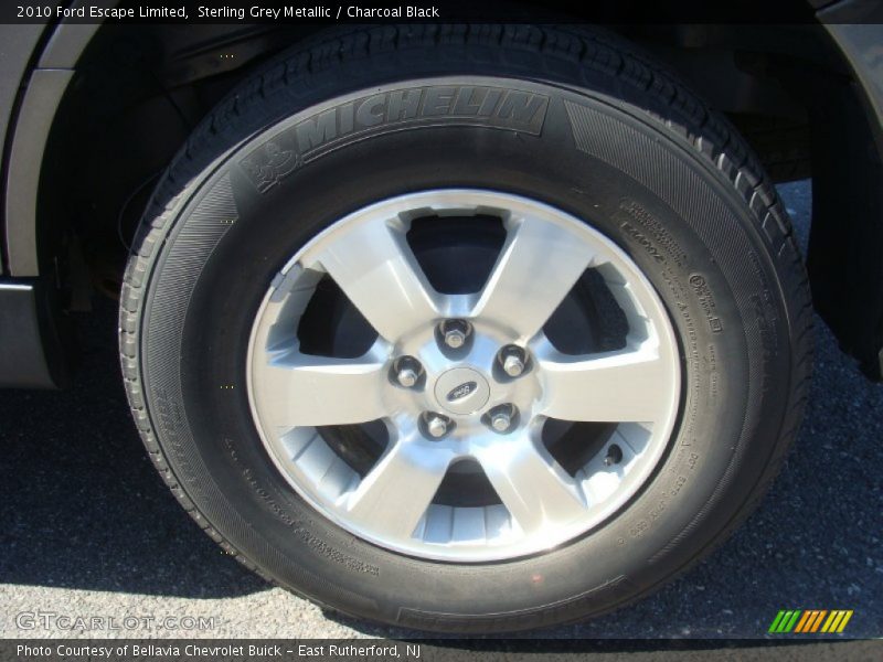 Sterling Grey Metallic / Charcoal Black 2010 Ford Escape Limited