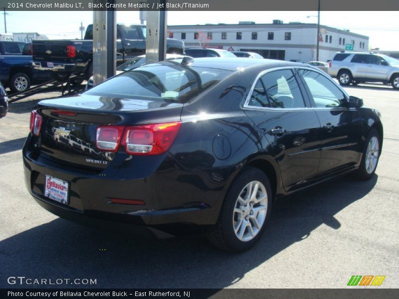 Black Granite Metallic / Jet Black/Titanium 2014 Chevrolet Malibu LT
