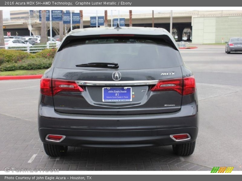 Graphite Luster Metallic / Ebony 2016 Acura MDX SH-AWD Technology