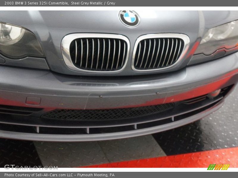 Steel Grey Metallic / Grey 2003 BMW 3 Series 325i Convertible