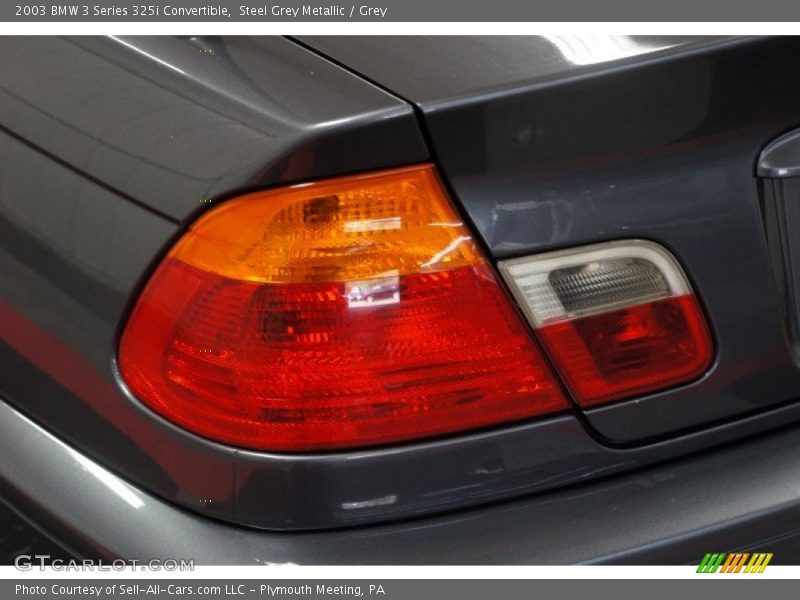 Steel Grey Metallic / Grey 2003 BMW 3 Series 325i Convertible