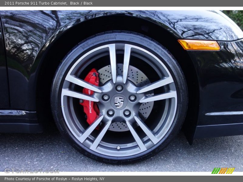 Black / Black 2011 Porsche 911 Turbo Cabriolet