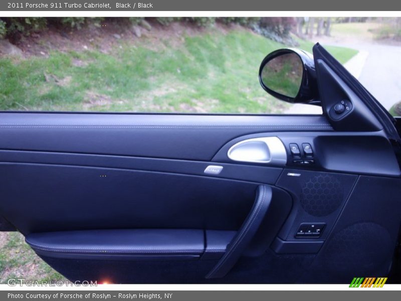 Black / Black 2011 Porsche 911 Turbo Cabriolet