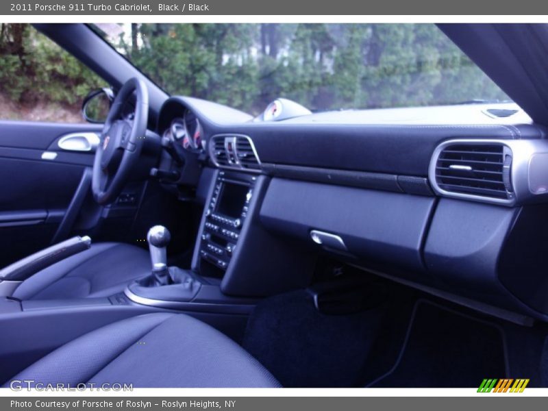 Black / Black 2011 Porsche 911 Turbo Cabriolet