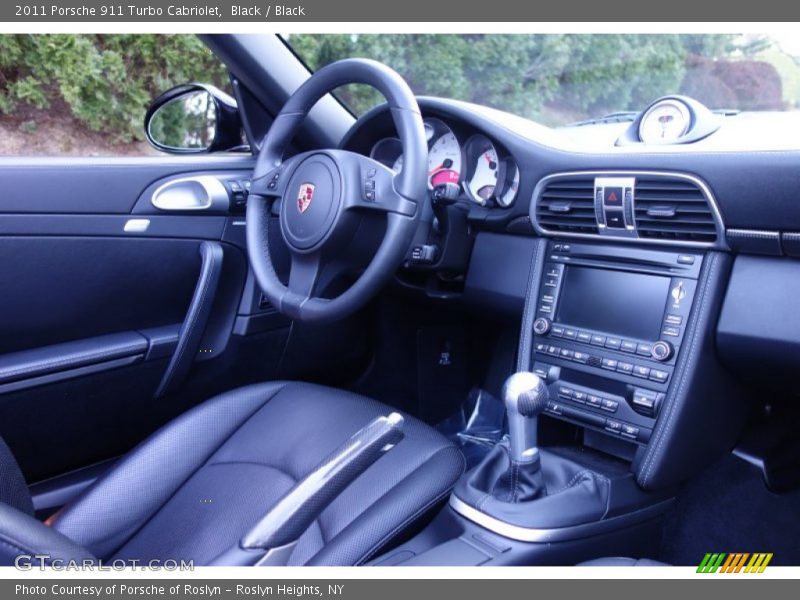 Black / Black 2011 Porsche 911 Turbo Cabriolet