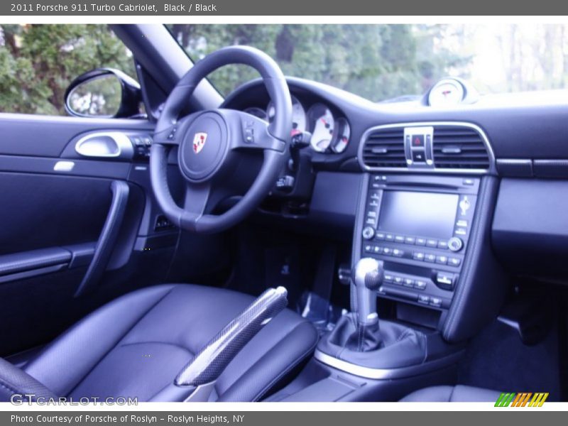 Black / Black 2011 Porsche 911 Turbo Cabriolet