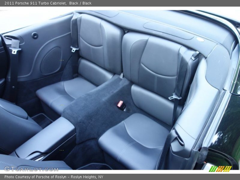 Black / Black 2011 Porsche 911 Turbo Cabriolet