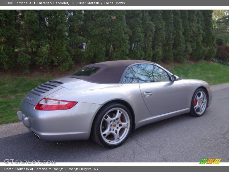GT Silver Metallic / Cocoa Brown 2006 Porsche 911 Carrera S Cabriolet