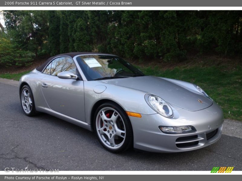 GT Silver Metallic / Cocoa Brown 2006 Porsche 911 Carrera S Cabriolet