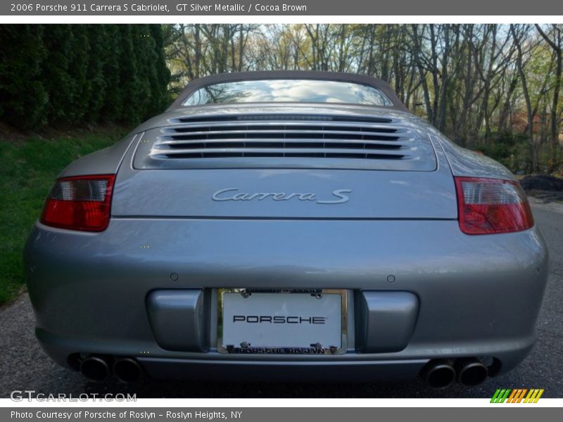 GT Silver Metallic / Cocoa Brown 2006 Porsche 911 Carrera S Cabriolet