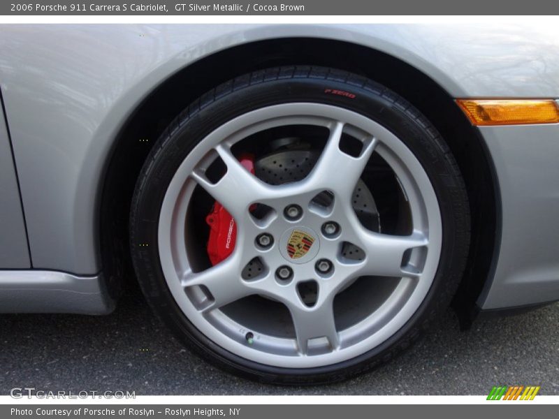 GT Silver Metallic / Cocoa Brown 2006 Porsche 911 Carrera S Cabriolet