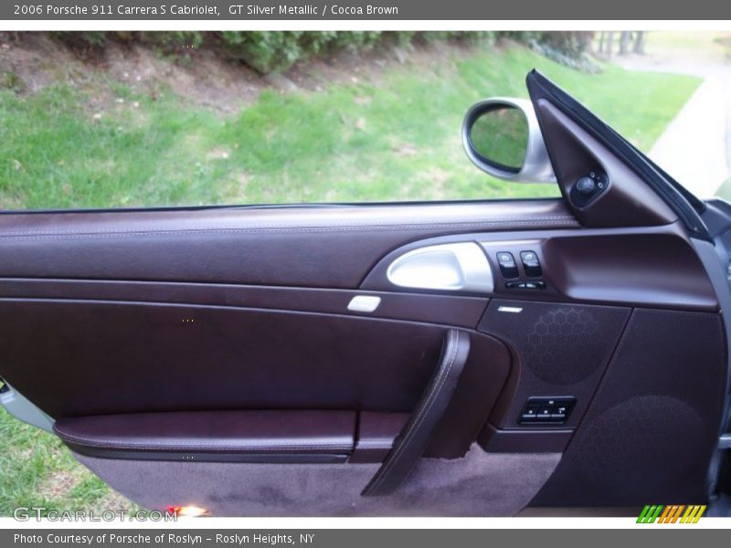 GT Silver Metallic / Cocoa Brown 2006 Porsche 911 Carrera S Cabriolet