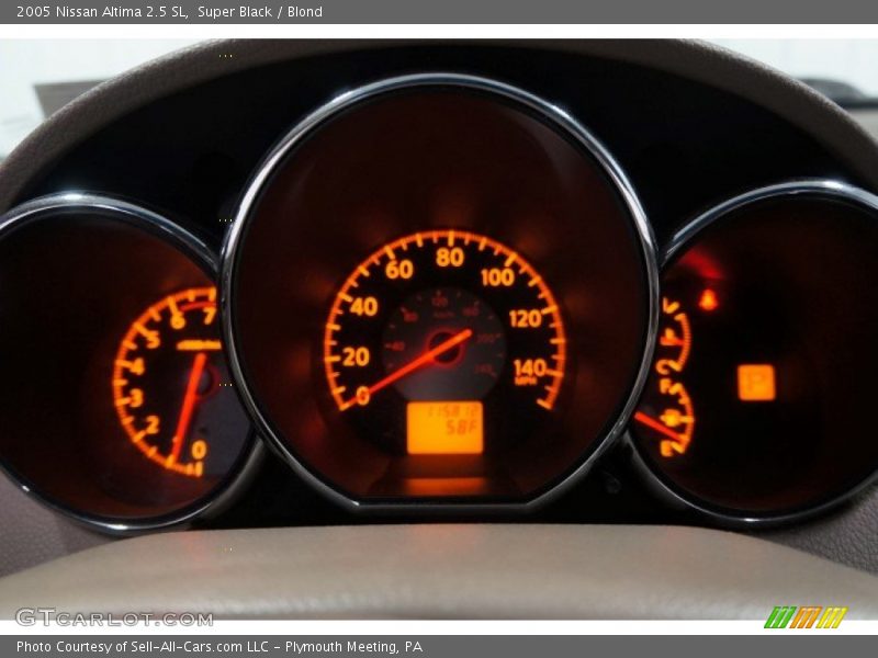 Super Black / Blond 2005 Nissan Altima 2.5 SL