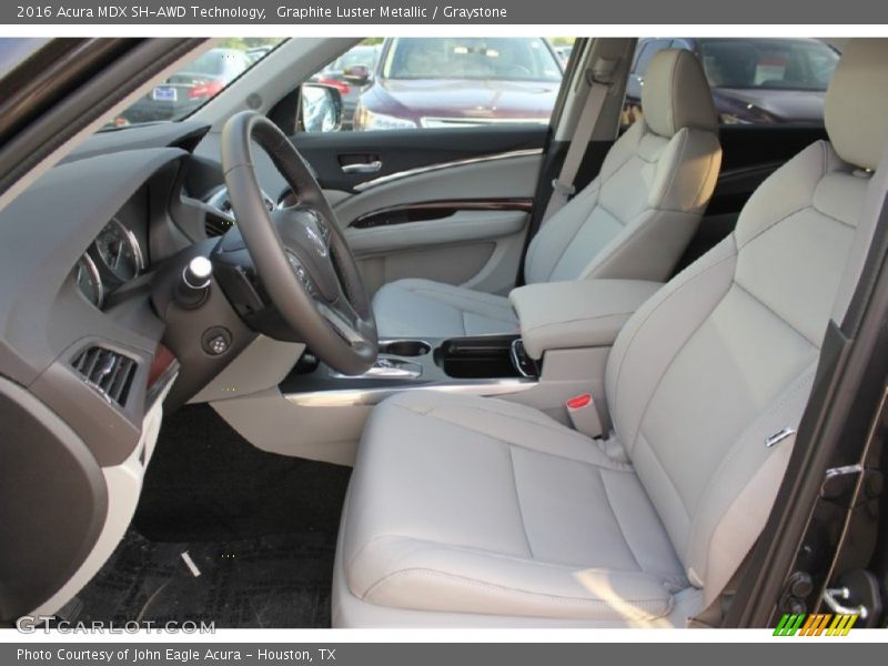 Graphite Luster Metallic / Graystone 2016 Acura MDX SH-AWD Technology