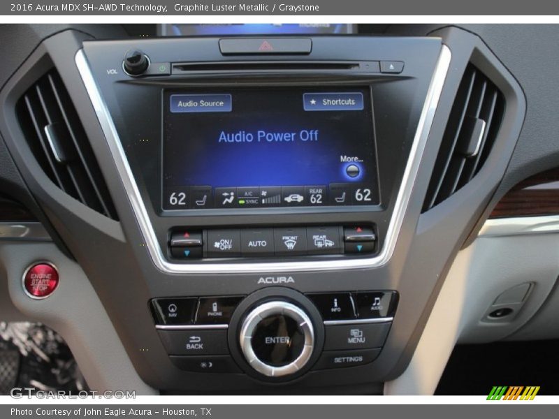 Graphite Luster Metallic / Graystone 2016 Acura MDX SH-AWD Technology