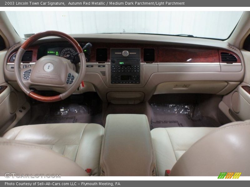 Dashboard of 2003 Town Car Signature