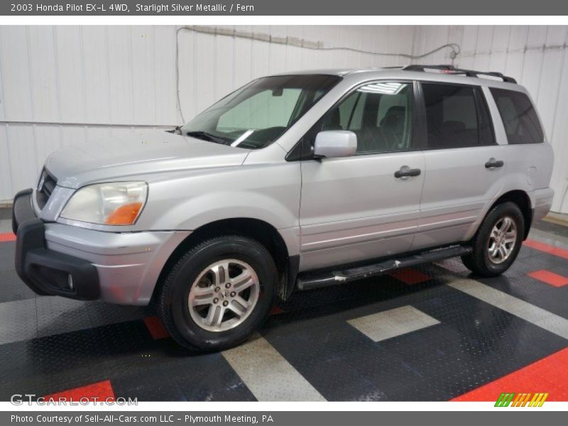 Starlight Silver Metallic / Fern 2003 Honda Pilot EX-L 4WD
