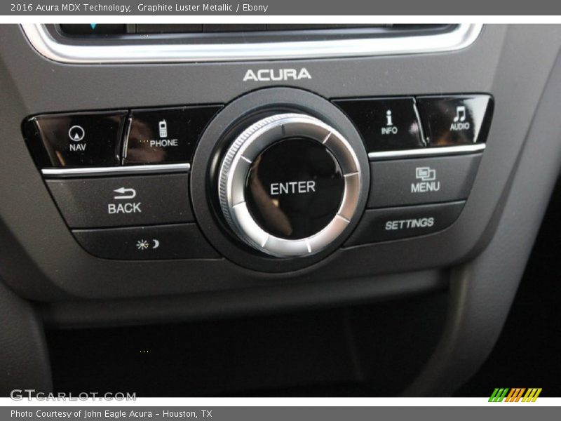 Graphite Luster Metallic / Ebony 2016 Acura MDX Technology