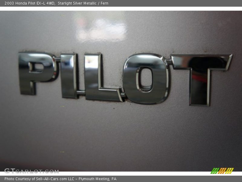 Starlight Silver Metallic / Fern 2003 Honda Pilot EX-L 4WD