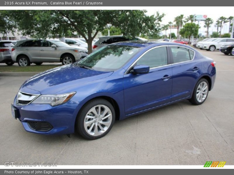 Catalina Blue Pearl / Graystone 2016 Acura ILX Premium