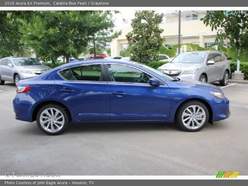 Catalina Blue Pearl / Graystone 2016 Acura ILX Premium