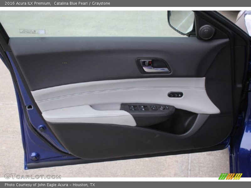 Catalina Blue Pearl / Graystone 2016 Acura ILX Premium