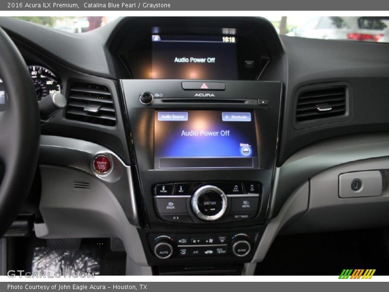 Catalina Blue Pearl / Graystone 2016 Acura ILX Premium