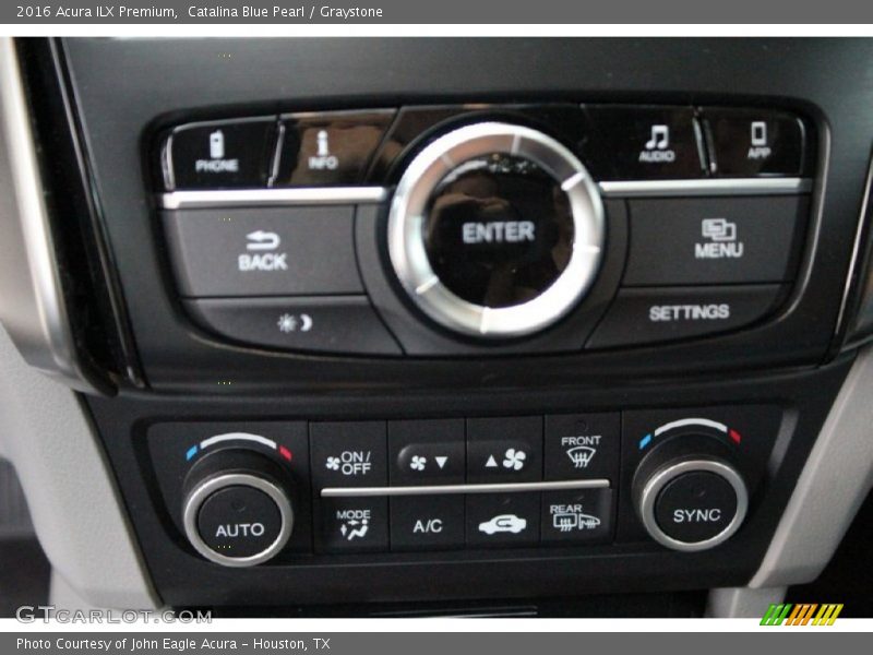 Catalina Blue Pearl / Graystone 2016 Acura ILX Premium