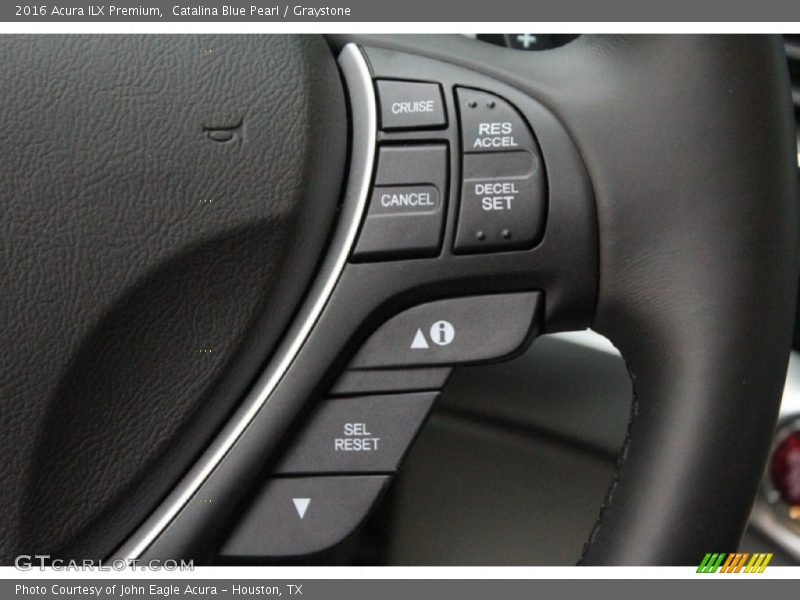 Catalina Blue Pearl / Graystone 2016 Acura ILX Premium
