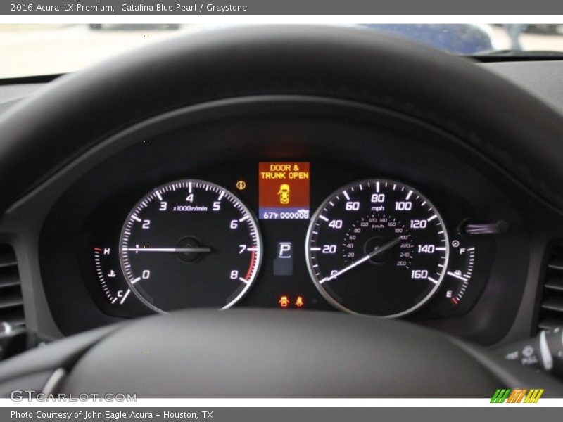 Catalina Blue Pearl / Graystone 2016 Acura ILX Premium