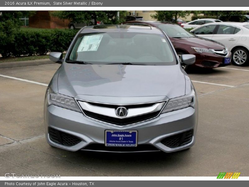 Slate Silver Metallic / Ebony 2016 Acura ILX Premium