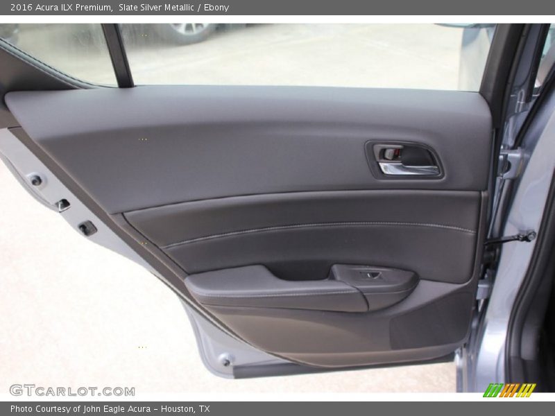 Slate Silver Metallic / Ebony 2016 Acura ILX Premium
