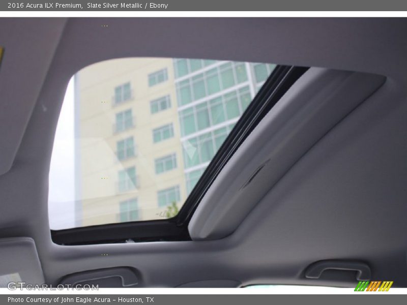 Slate Silver Metallic / Ebony 2016 Acura ILX Premium