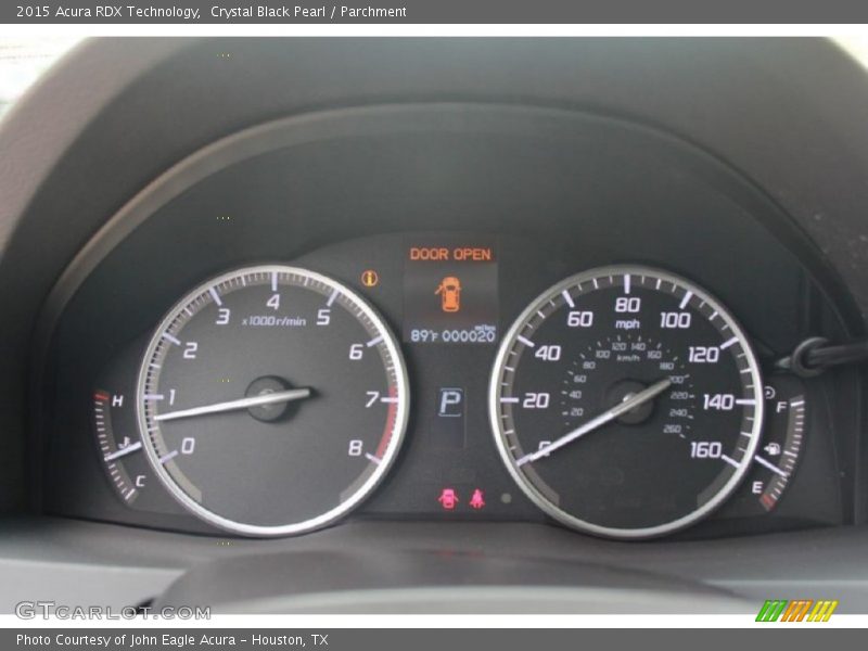 Crystal Black Pearl / Parchment 2015 Acura RDX Technology