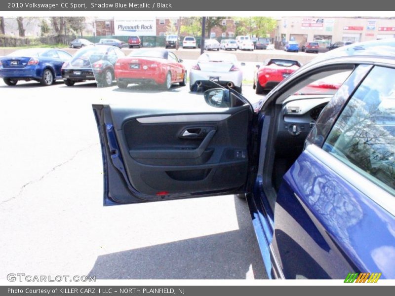 Shadow Blue Metallic / Black 2010 Volkswagen CC Sport