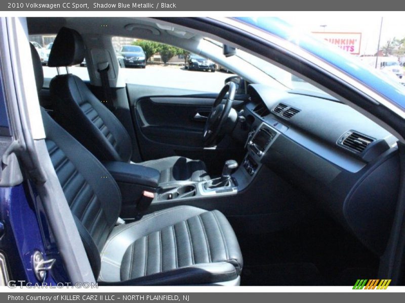 Shadow Blue Metallic / Black 2010 Volkswagen CC Sport