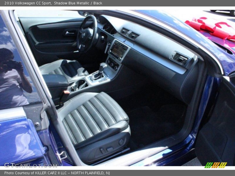 Shadow Blue Metallic / Black 2010 Volkswagen CC Sport