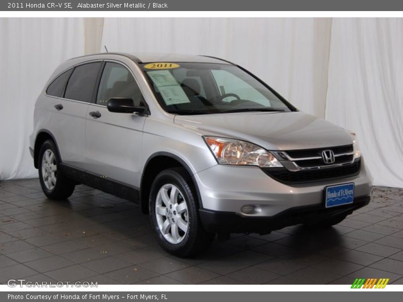 Alabaster Silver Metallic / Black 2011 Honda CR-V SE