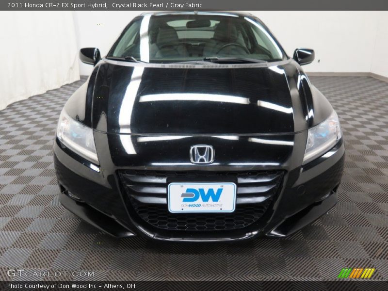 Crystal Black Pearl / Gray Fabric 2011 Honda CR-Z EX Sport Hybrid